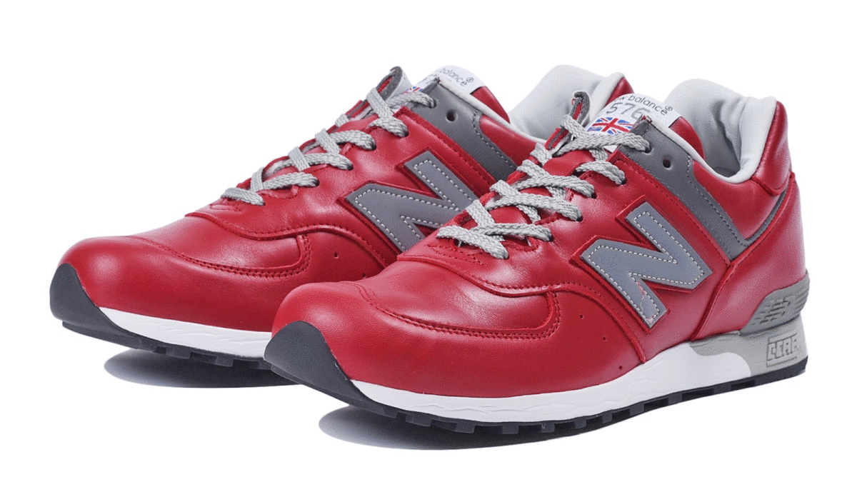 国内正規品 UK製 New Balance M576RED レッド×グレー US8.5D 26.5cm
