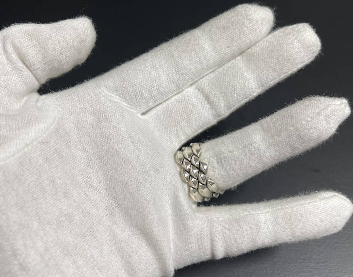 即決【定価4 5万円】 GIGOR ジゴロウ ジオメトリック リング 19号