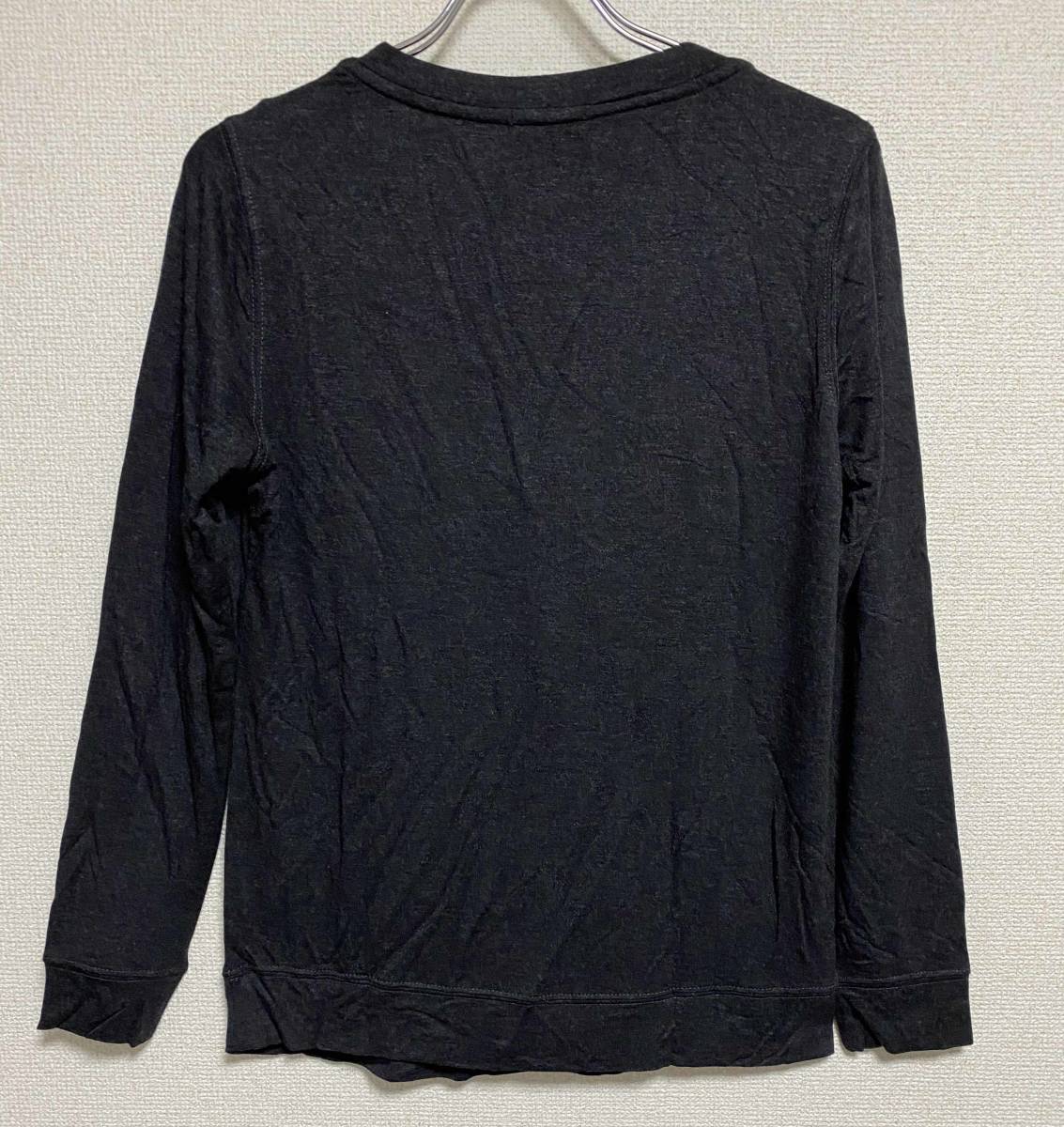 新品 Lサイズ ★ コストコ matty m レディース 長袖 ニット グレー Tシャツ カットソー 薄手 LONG SLEEVE TEE セーター ロンT トップス