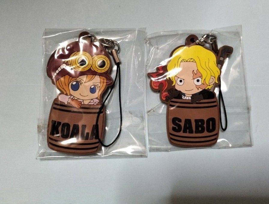 ONE PIECE ワンピース サボ コアラ タルコレ ラバーストラップ 樽コレ