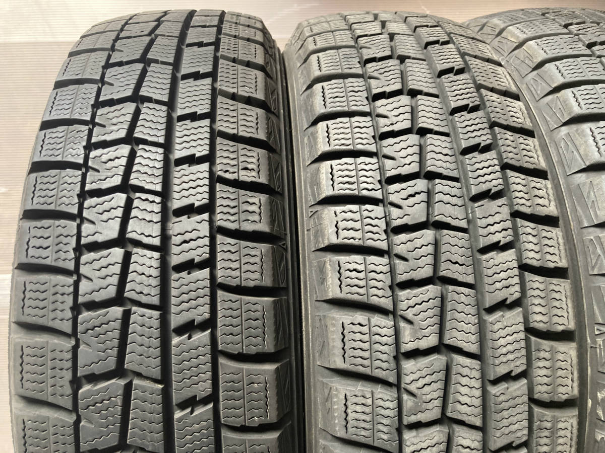 165/65R14 4本 DUNLOP 冬タイヤ中古 バリ溝 タンクルーミーデリカD2ハスラーフレアーなど 手渡し可 札幌 H1084F_画像3