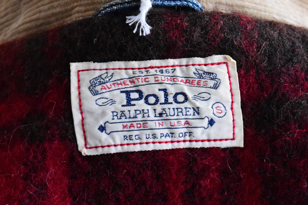 80-90s Polo RALPH LAUREN 裏ブランケット付き デニムジャケット 80-90s Polo RALPH LAUREN 裏ブランケット付き デニムジャケット