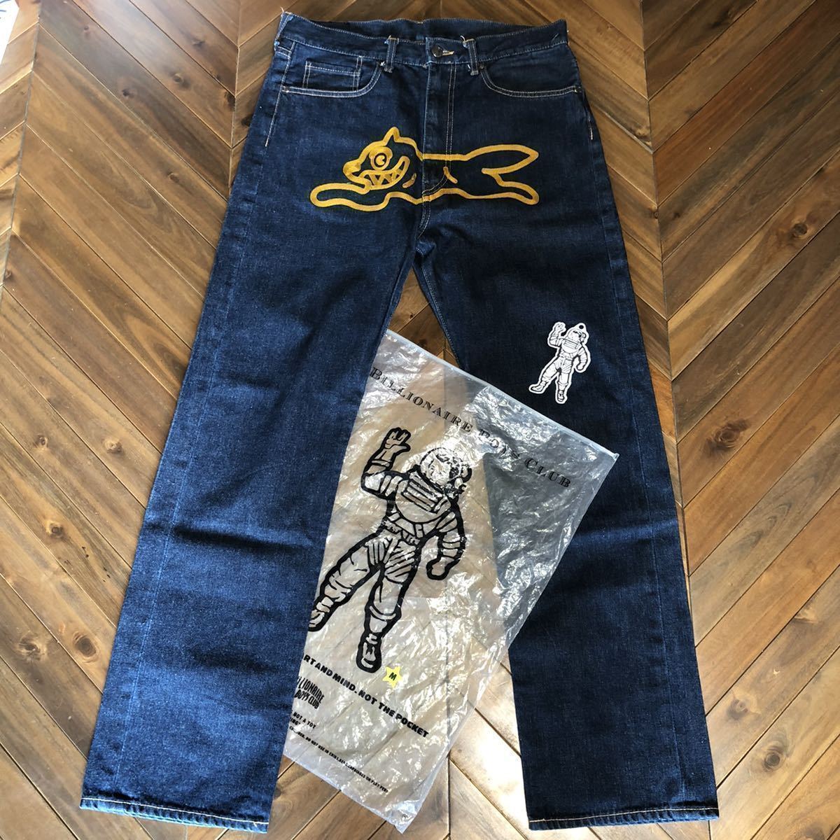 大切な dog front pants denim dog running DS BBC ランニング デニム