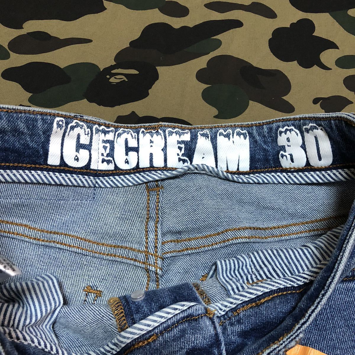お気に入り BBC jeans pants denim dog running ICECREAM ランニング