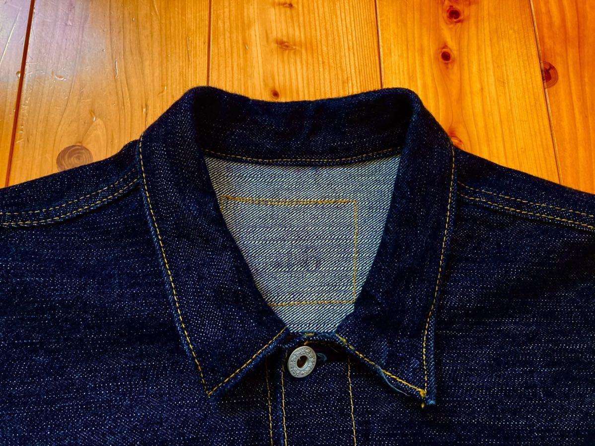 【CSF×THREE FACE/デニムジャケット SIZE46 美品 希少 名作 完売 ONE PIECE OF ROCK ワンピースオブロック T-back スリーフェイス】
