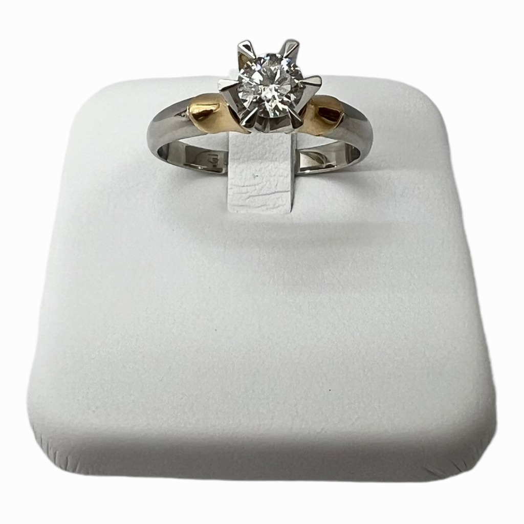 経典 5.0g リング D0.39ct pt900 12.5号 【中古】 アクセサリー レディース 指輪 ダイヤモンド プラチナ プラチナ台