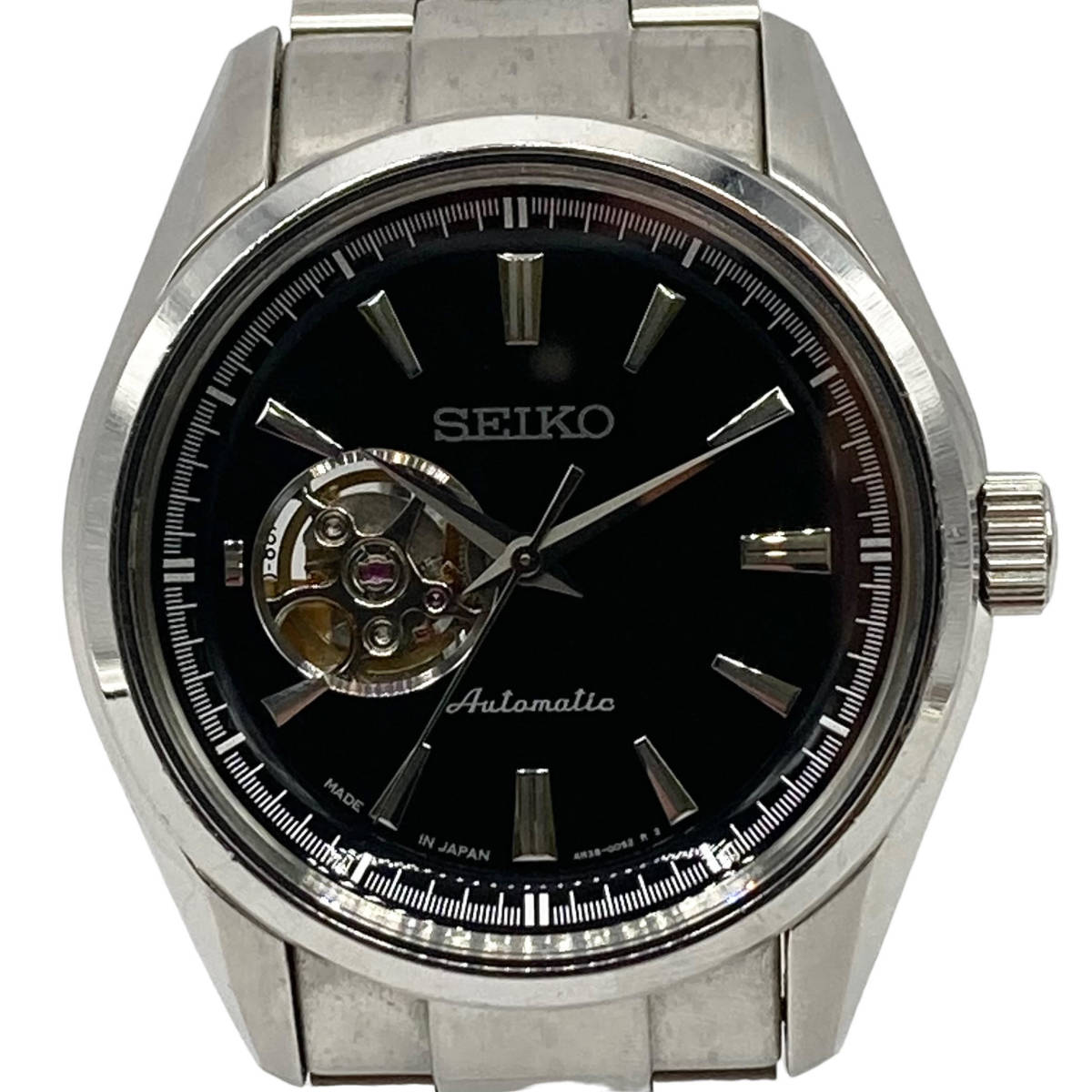 リアル SEIKO セイコー 4R38-00S0 プレサージュ メカニカル 自動巻き 腕時計 