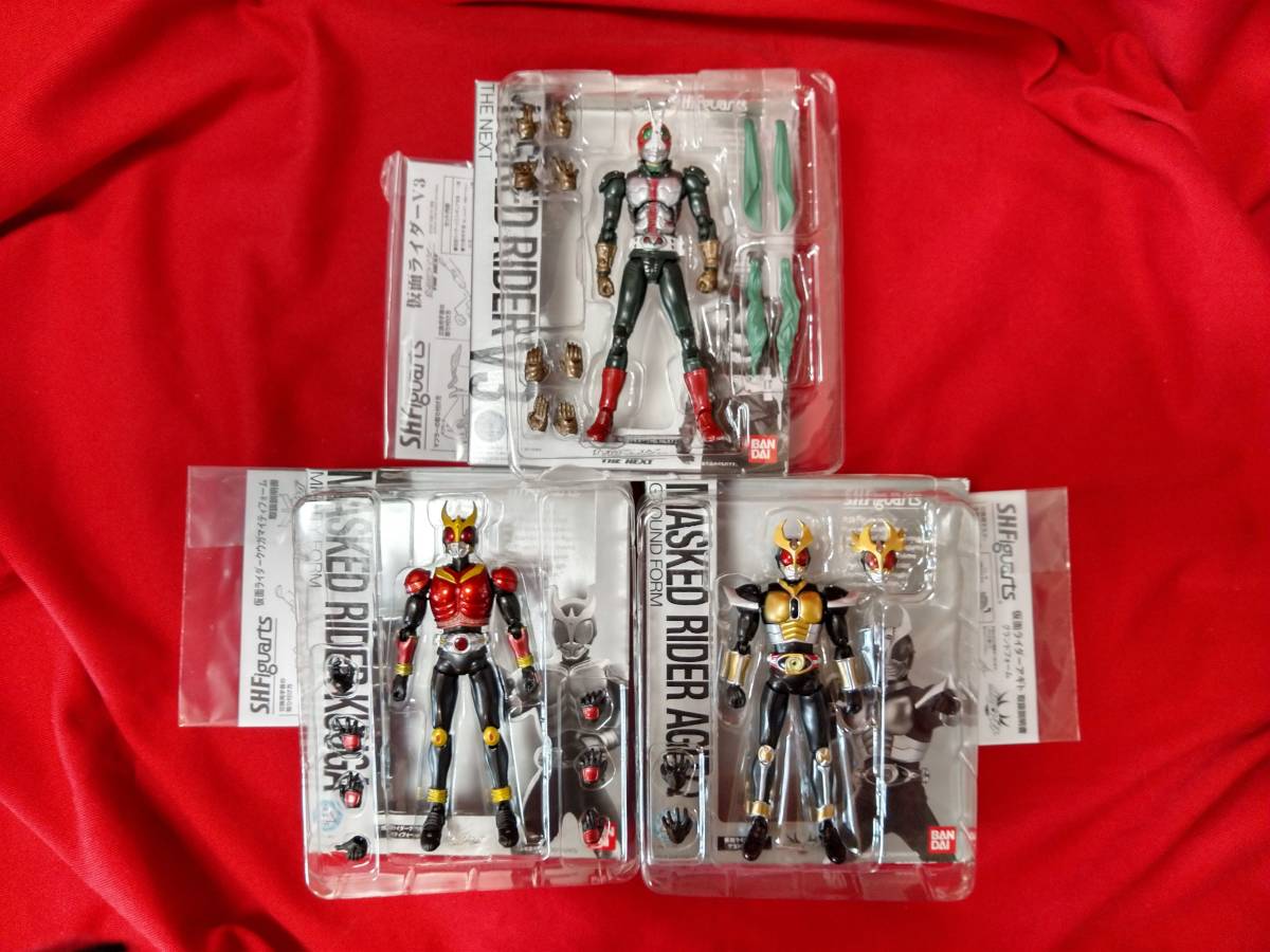 ヤフオク! - 送料無料・中古☆S.H.Figuarts 仮面ライダーV3...