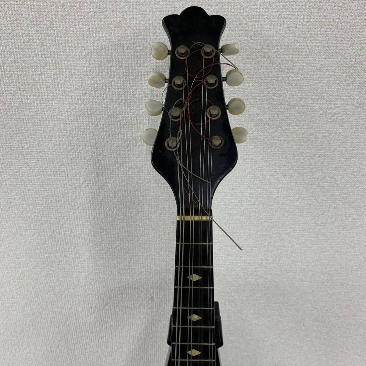 （P3-hy）Suzuki Violin 型番不明 1962 柄あり マンドリン 弦楽器 スズキ BST43_画像2