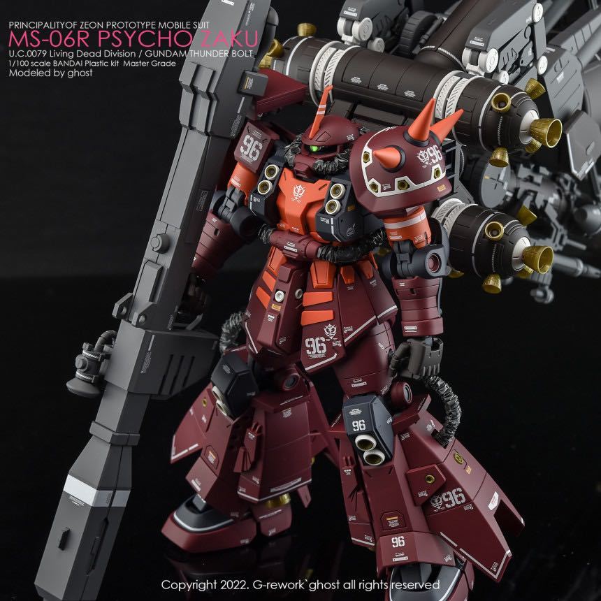 ガンプラ MG 1/100 高機動型ザク サイコ・ザク Ver.Ka 完成品-