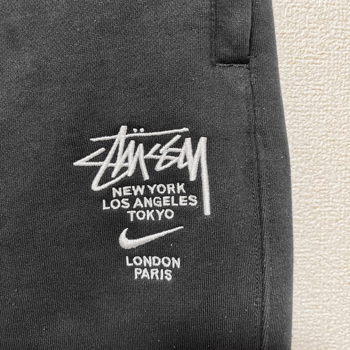 NIKE×STUSSY ナイキ×ステューシー INTERNATIONAL 刺繍ロゴ スウェット