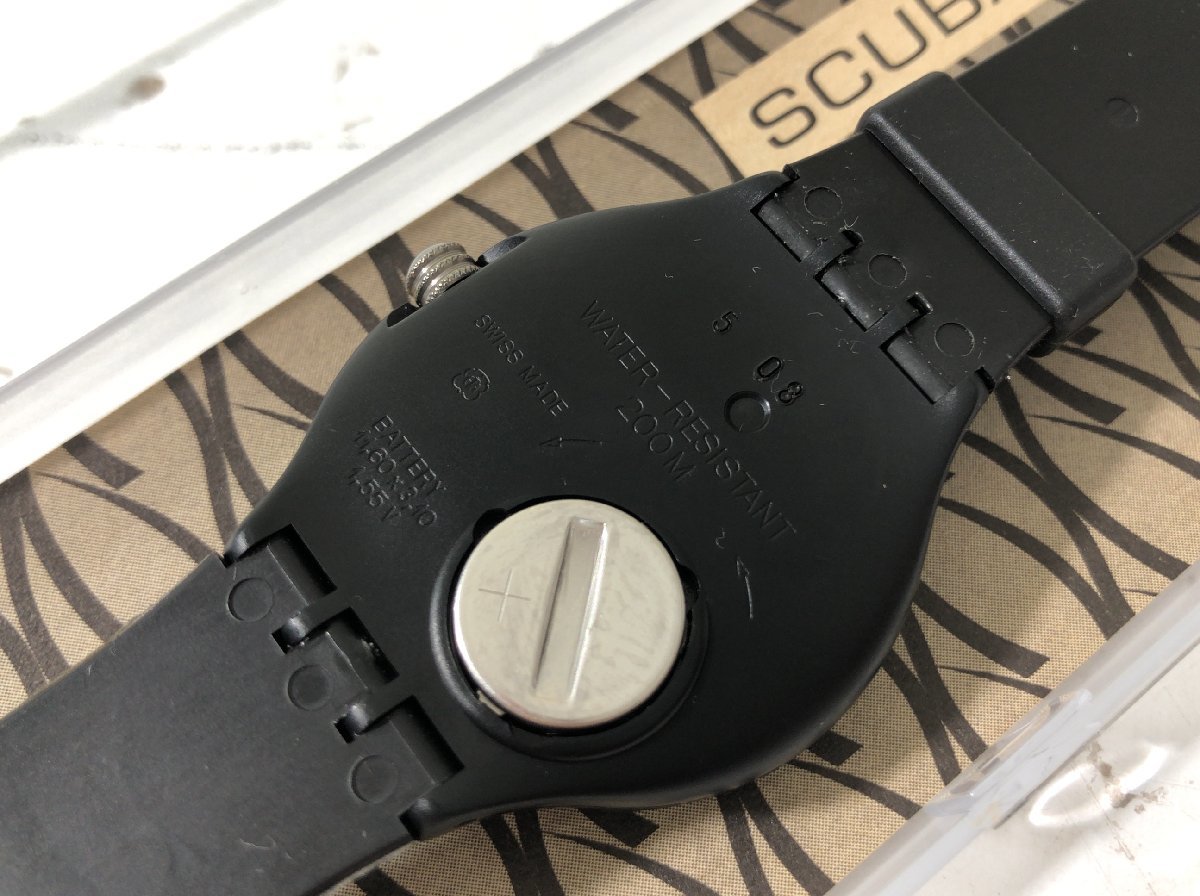 SWATCH/スウォッチ SCUBA 200 スキューバ ブラックシャーク