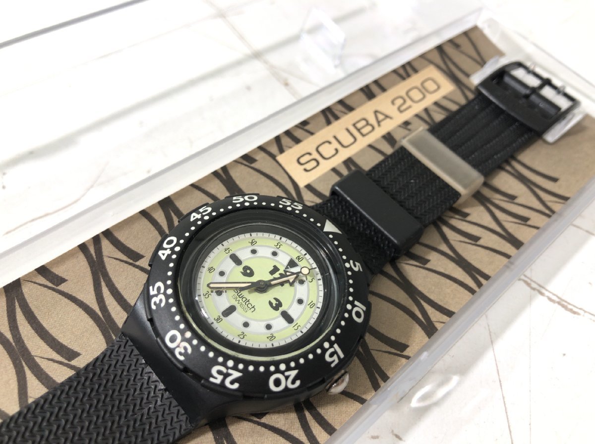 SWATCH/スウォッチ SCUBA 200 スキューバ ブラックシャーク