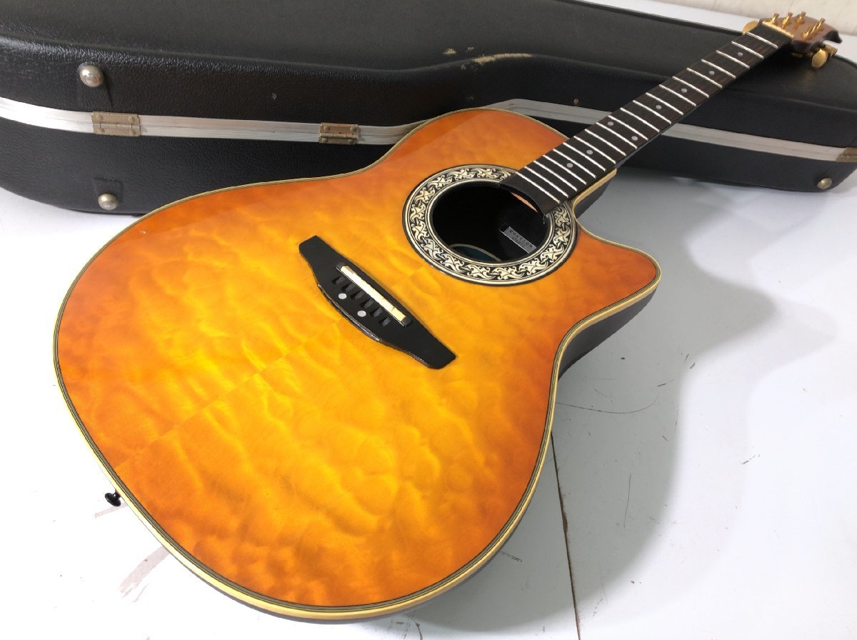 美品 希少 極上 Ovation 386k オベーション アコギ エレアコ Yahoo!オークション - Ovation オベーション 386Q エレアコ