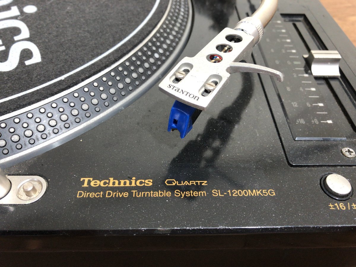 Technics SL-1200MK5G ターンテーブル DJ カートリッジ付属●D123T452P_画像4
