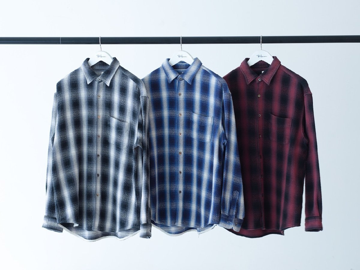RonHerman ロンハーマン Fade Checked Shirt チェック シャツ 赤 レッド RED S 定価36300円