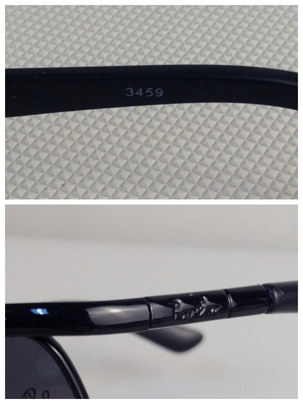 A5639☆Ray-Ban レイバン サングラス 3459 TECH イタリア製 中古 ケース付属_画像8