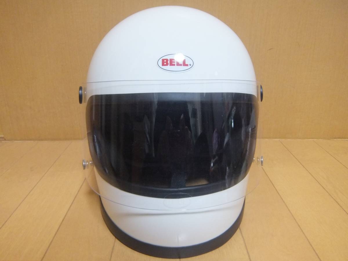 美品 BELL STARⅡ 白 スターⅡ サイズXL(61・62) 旧車 本物 フル