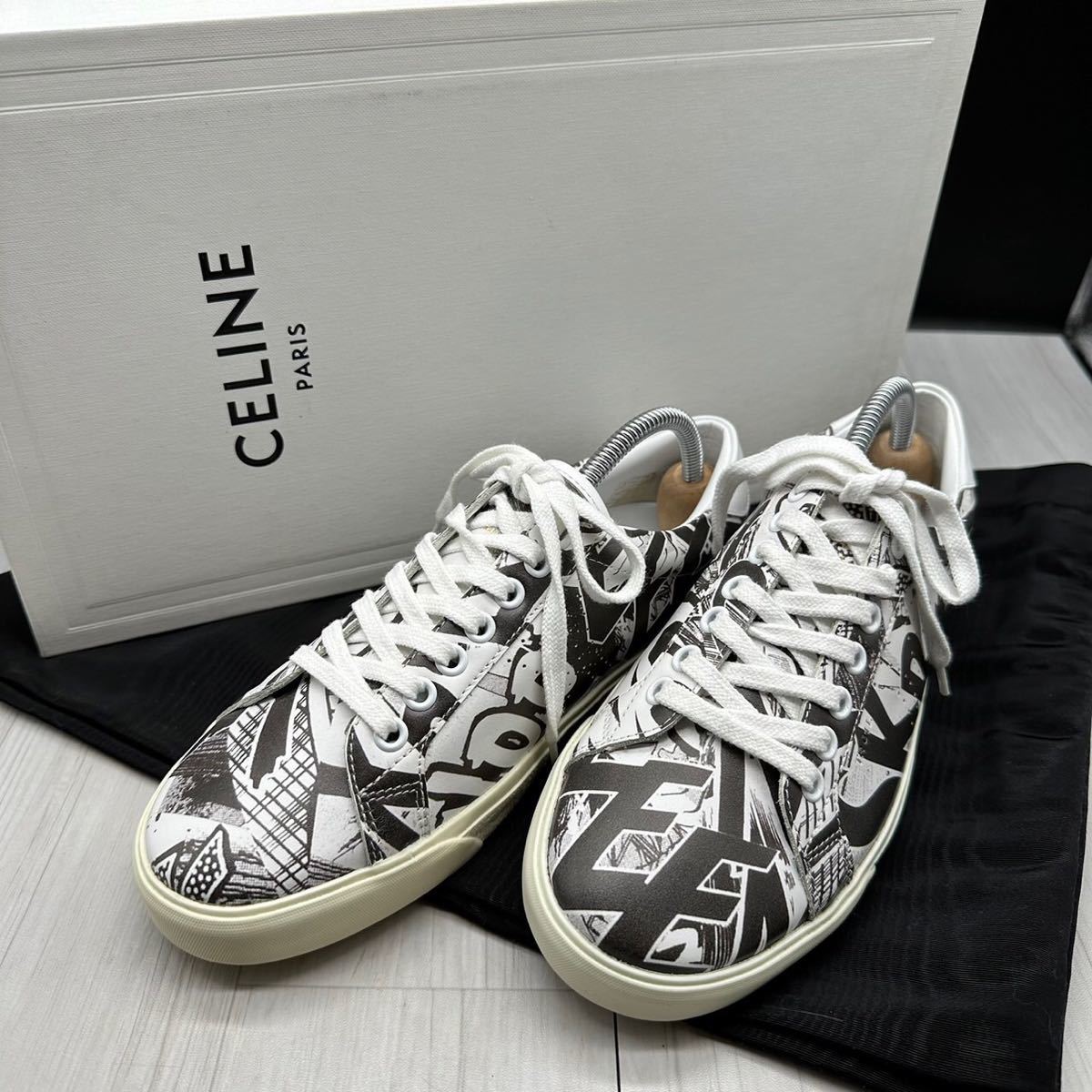 未使用】セリーヌ CELINE 23 スニーカー グラフィック