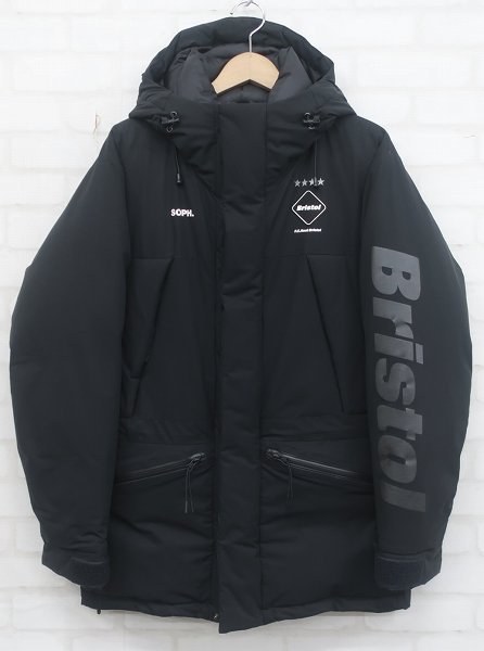 ブラック 3J1379/F.C.Real Bristol 18AW DOWN BENCH COAT FCRB ダウン