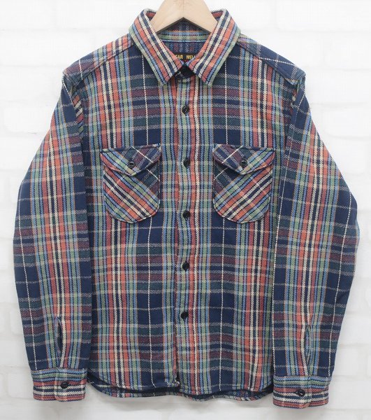 新品本物 7T0422/UES ヘビーネルシャツ ウエス Sサイズ