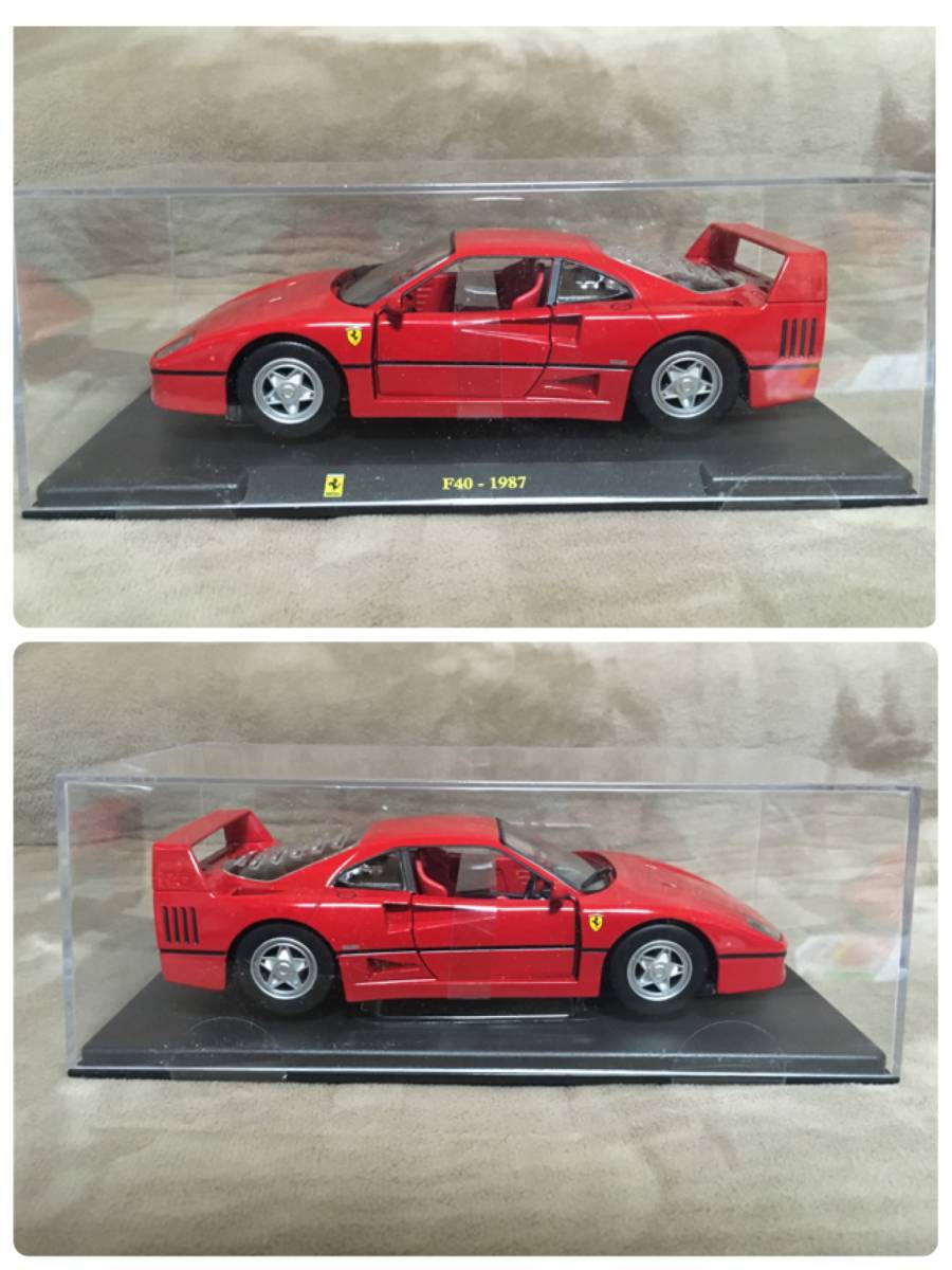 【 送料無料！!・とっても希少な未使用・箱保管品！】★Ferrari F40・1987◇1/24ビッグスケール/ディアゴスティーニ★_画像9