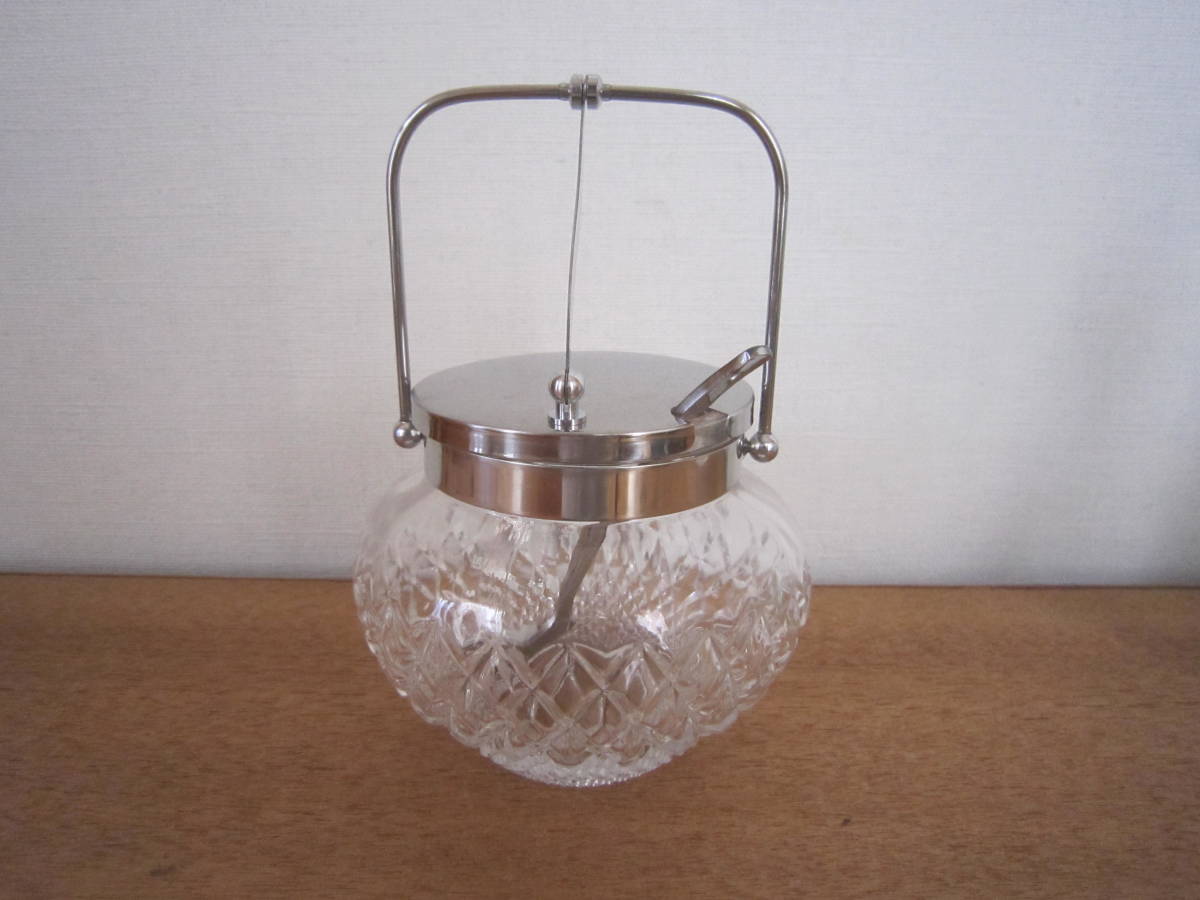 ◎** カメイガラス シュガーポット 砂糖入れ 花柄スプーン付き カットガラス レトロ **◎(雑貨)|売買されたオークション情報、ヤフオク! の商品情報をアーカイブ公開 未使用品 カメイガラス シュガーポット スプーン付き