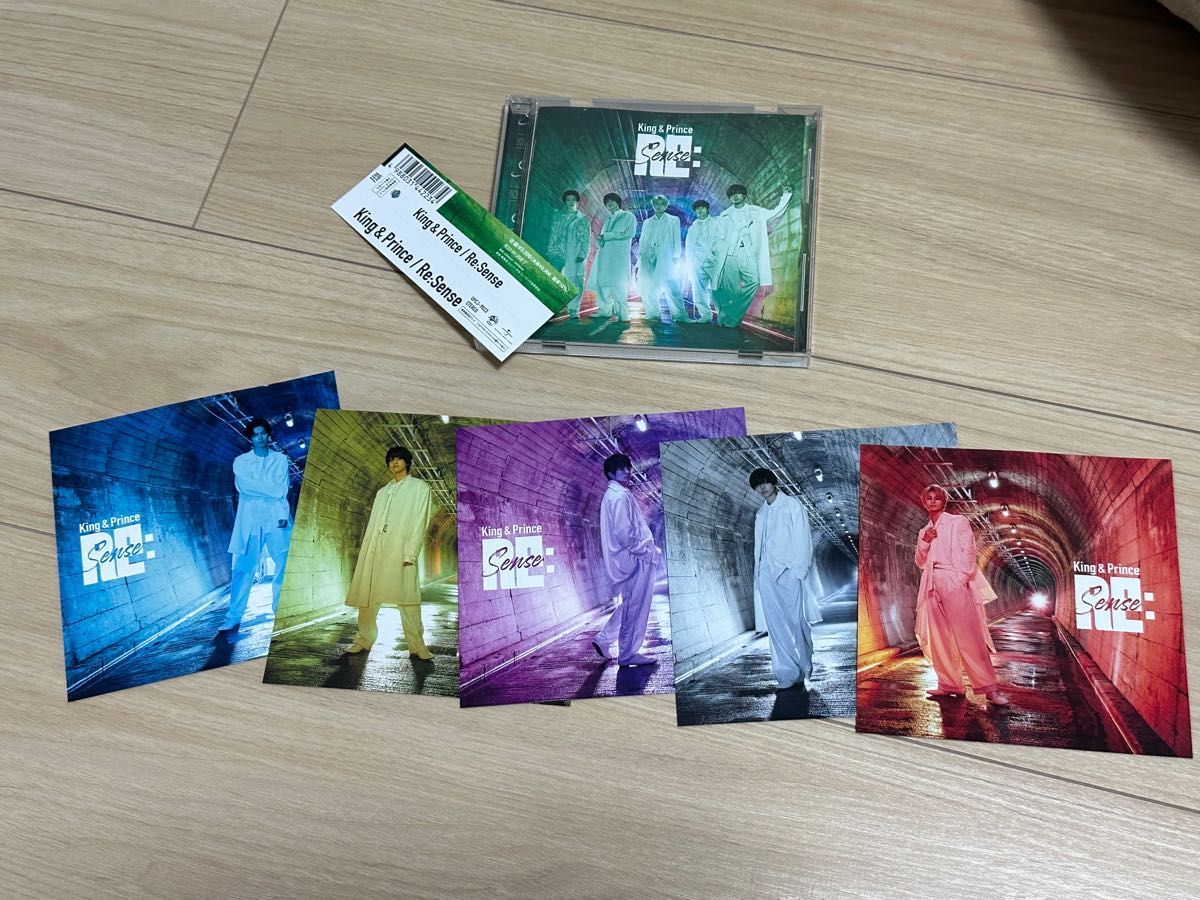 美品　King&Prince CDアルバム「Re:Sense（初通常盤初回プレスソロアナザージャケット5種セット封入） 」キンプリ
