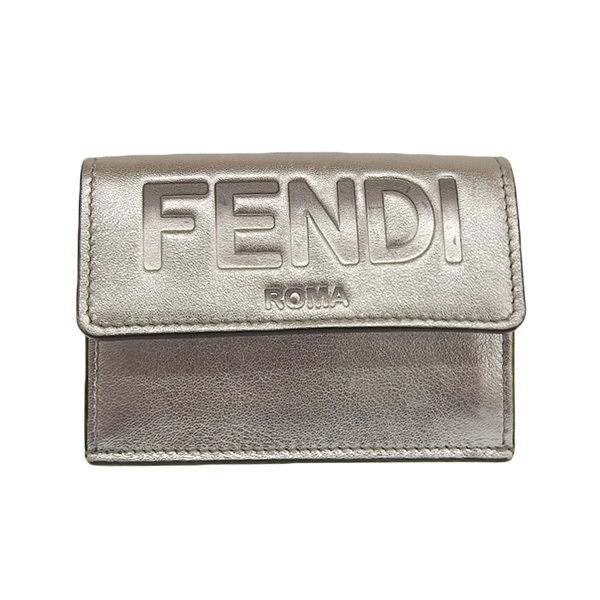 新品即決 FENDI FENDI 三つ折り財布 FENDI ROMAウォレット 三つ折り
