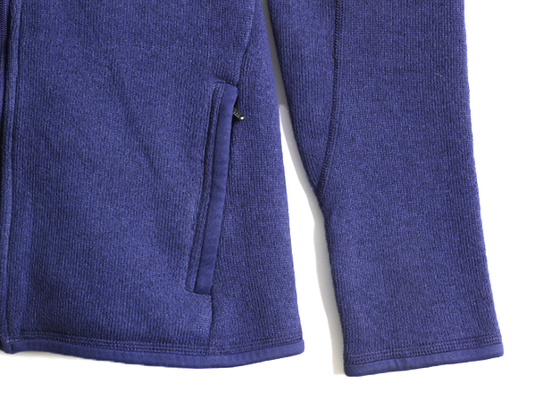 10年製 ■ パタゴニア ベターセーター ジャケット レディース M / 古着 Patagonia フリース ジャンパー ブルゾン アウトドア ニット 青 紫