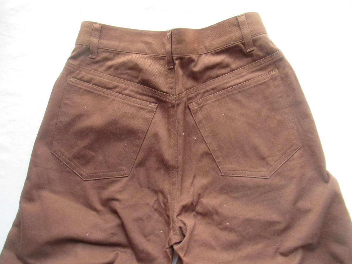 パンツ・ズボン 綿100% W61cm H89cm 股下丈72cm ココアブラウン