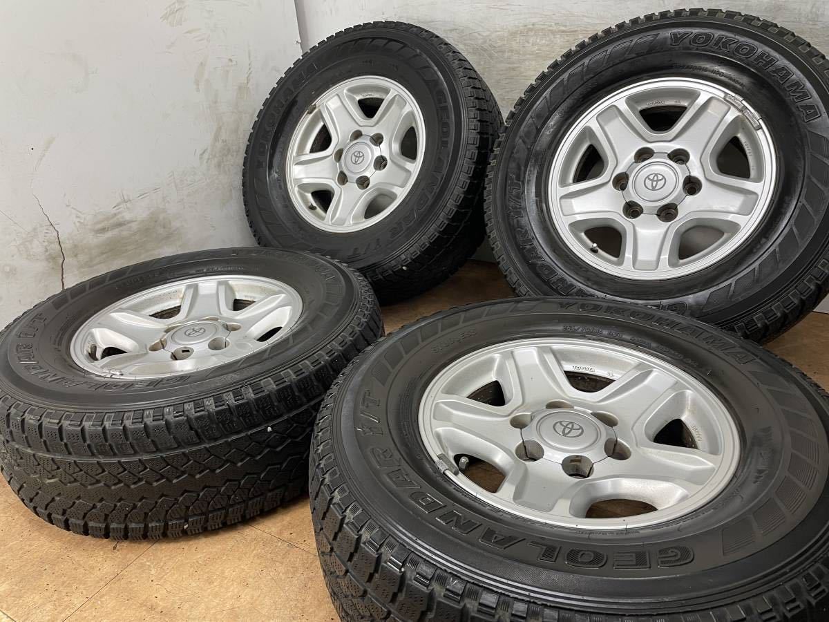 プラド ヤフオク! - トヨタ プラド 90系 265 70 R16 アルミ&スタッ