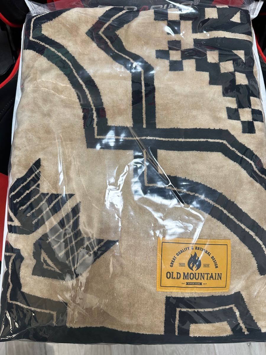oldmountain kakemono 夏 ブランケット ベージュ-