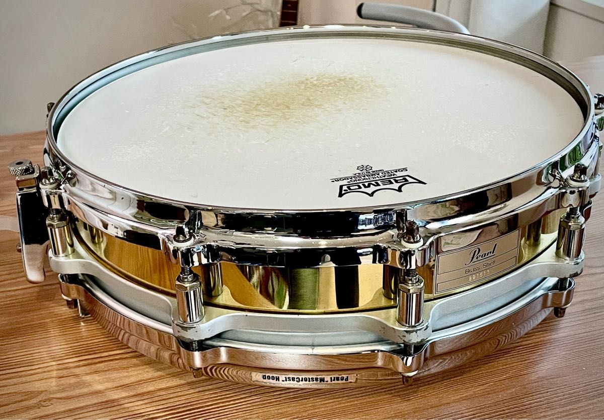 Pearl ブラス スネア 14×3.5 フリーフローティング 日本製 BRASS 楽器