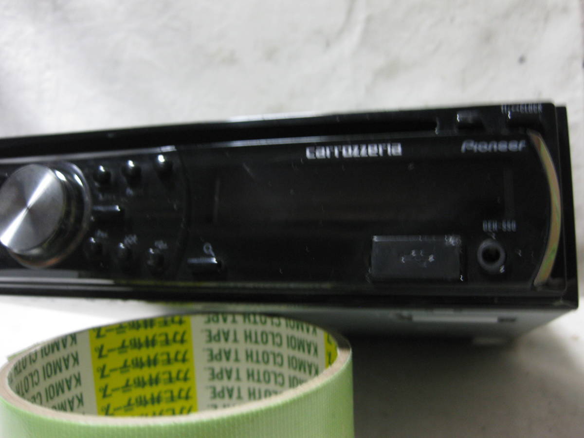 K-1388 Carrozzeria Caro . задний DEH-550 MP3 передний USB AUX 1D размер CD панель неисправность товар 