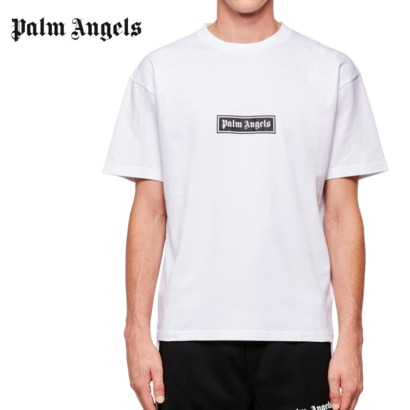 送料無料 18 PALM ANGELS パームエンジェルス PMAA065F22JER002 0101 ホワイト 半袖 Tシャツ size S_画像1