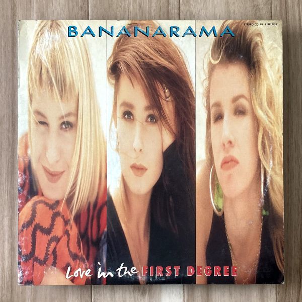 【JPN盤/12EP】Bananarama バナナラマ / Love In The First Degree ■ London Records / L13P 7137 / シンセポップ_画像1