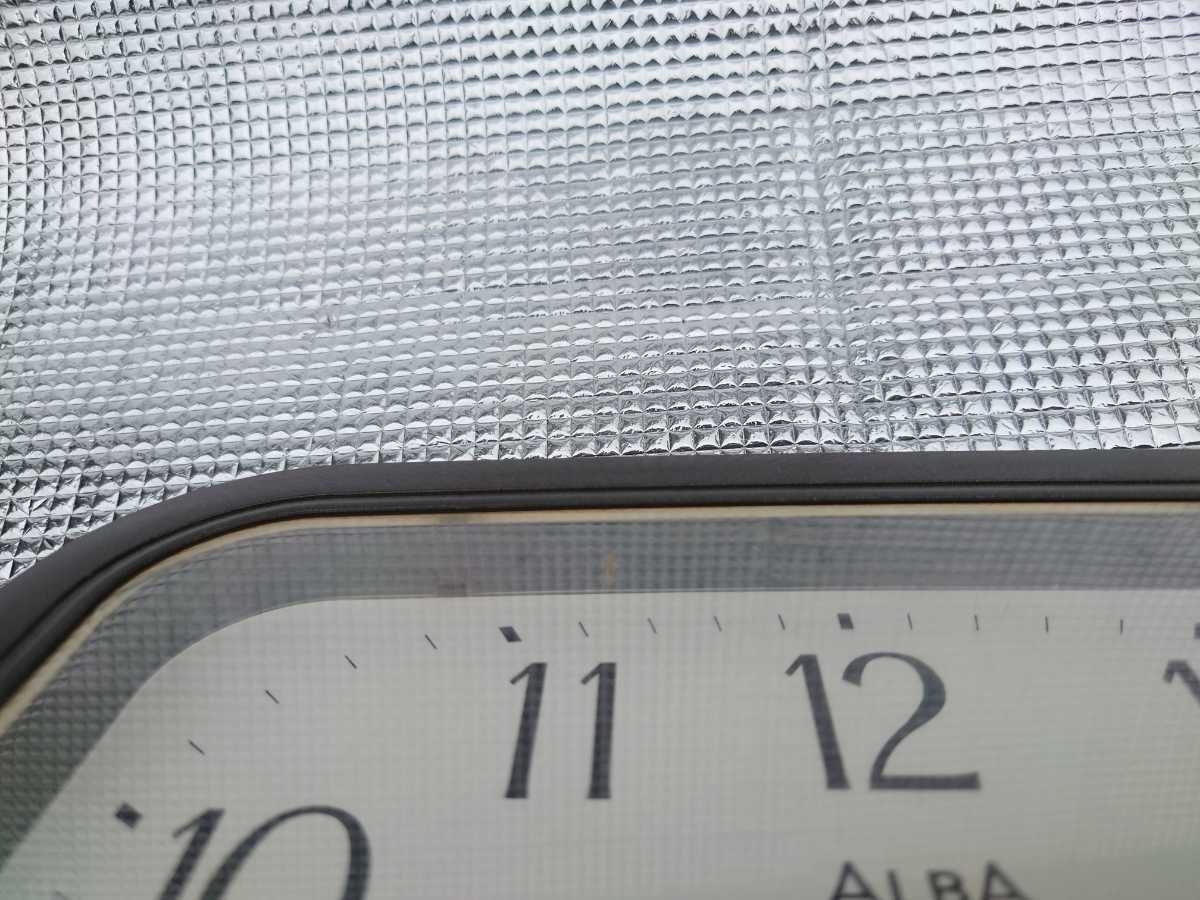 SEIKO セイコー アルバ ALBA JJ303N アナログ 掛け時計 レトロ_画像9