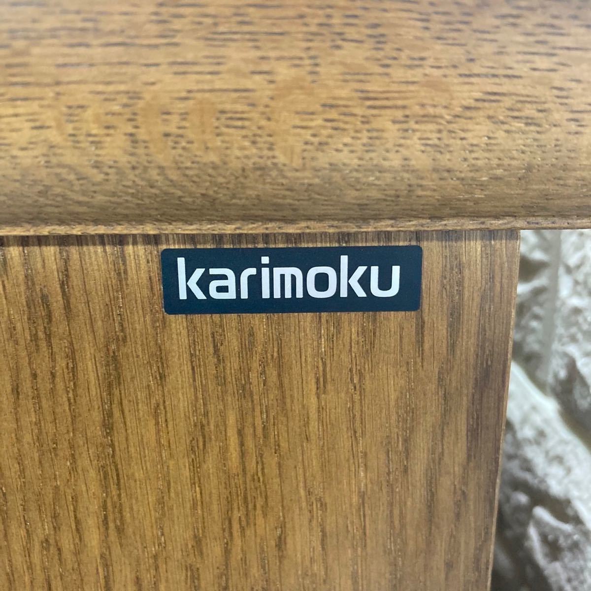 Karimoku カリモク家具 サイドボード キャビネット 食器棚 D123(中古