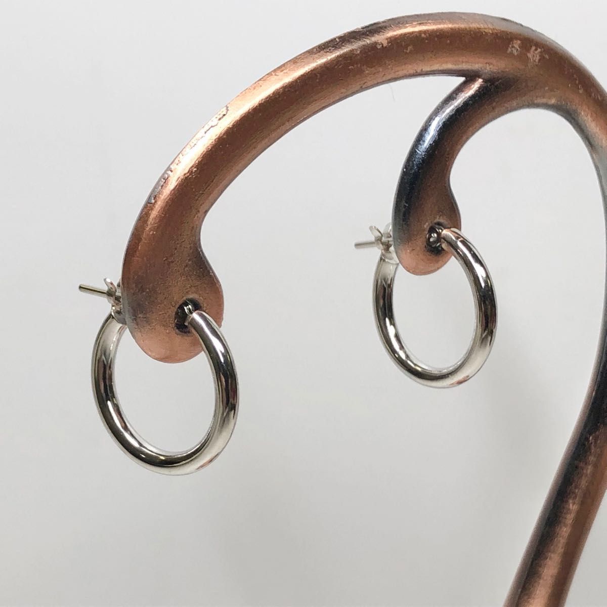 pt900 プラチナ フープピアス 215 ペア | keramorosso.com