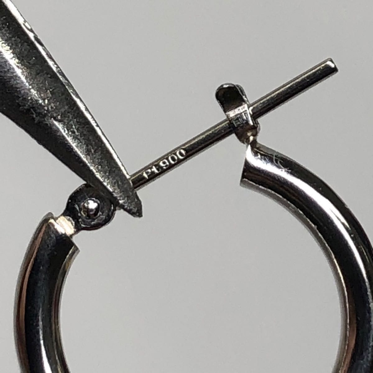 pt900 プラチナ フープピアス 215 ペア | noonanwaste.com