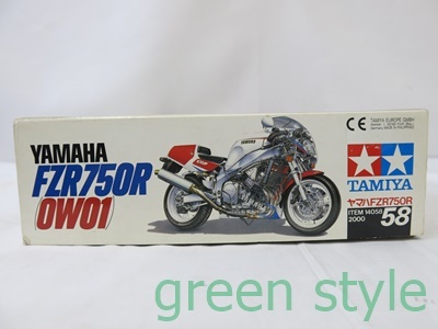  Tamiya Yamaha FZR750R OW1 1/12 motorcycle series No.58 not yet constructed plastic model TAMIYA