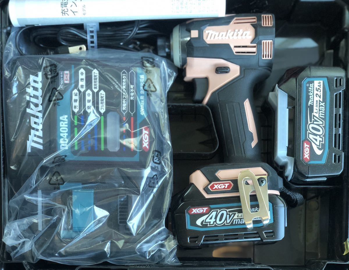 未使用品 40v充電式インパクトドライバ TD001GDXFC 限定色フレッシュ