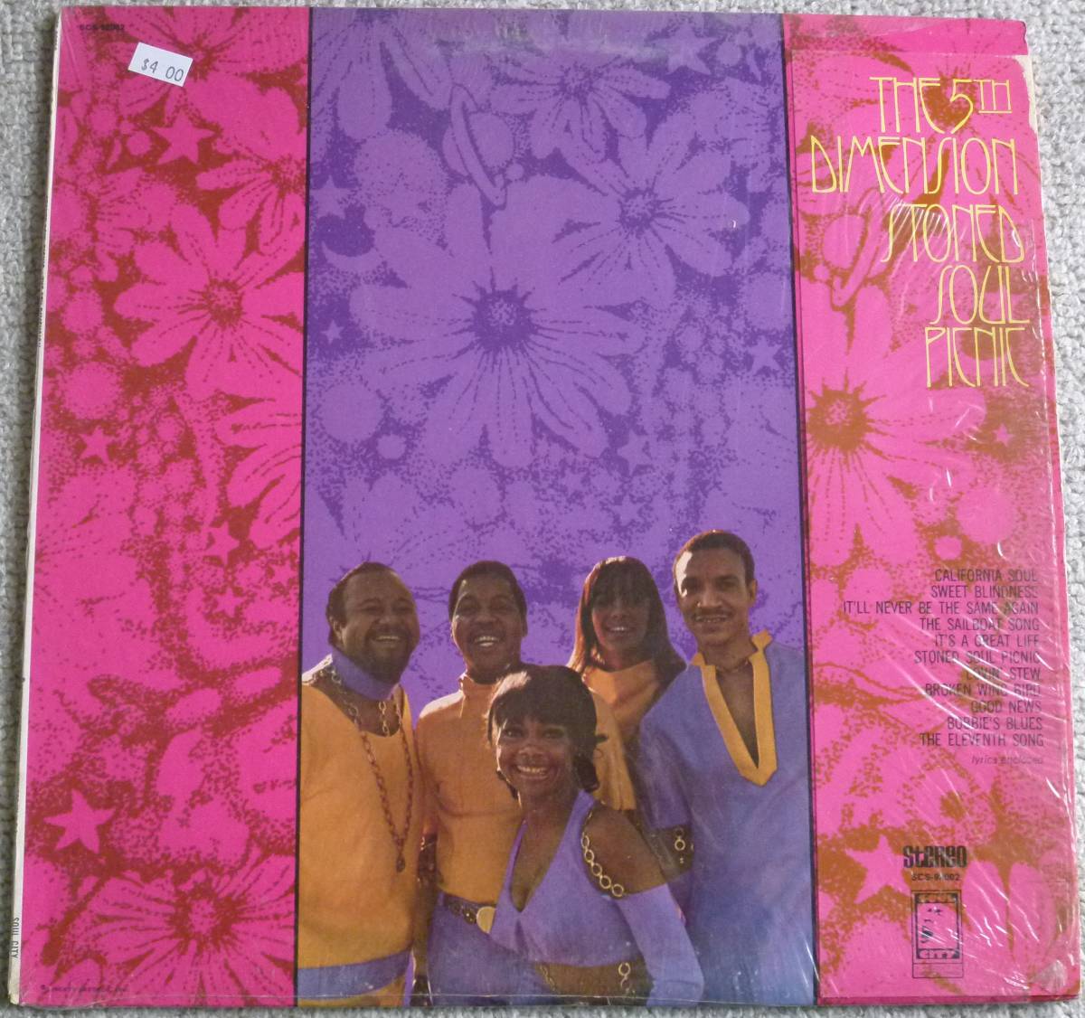 The 5th Dimension『Stoned Soul Picnic』LP Soft Rock ソフトロック フィフス・ディメンション The  Fifth Dimension