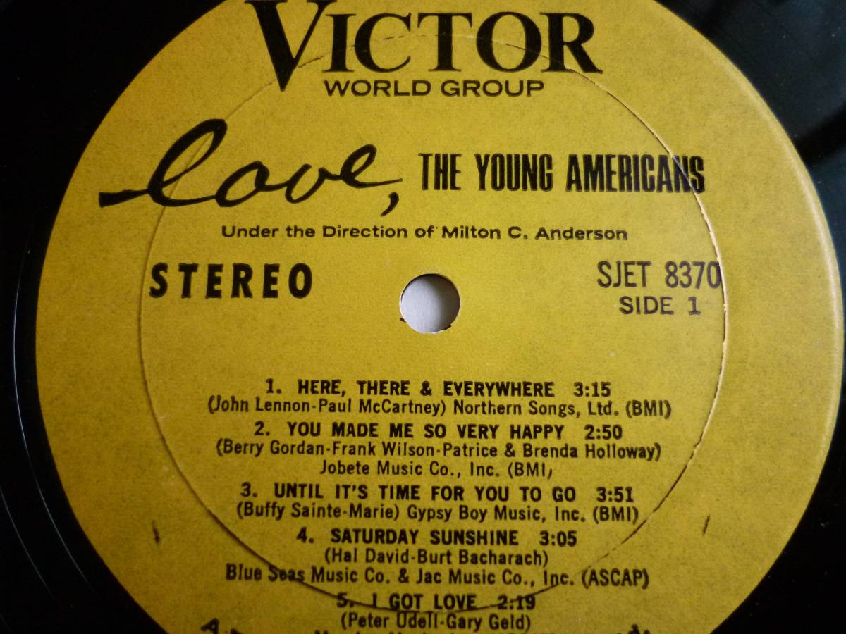 重厚系濃密Harmony＆CCM系Soft Rock傑作盤!!【試聴!!!】The Young Americans『Love』LP Soft Rock ソフトロック