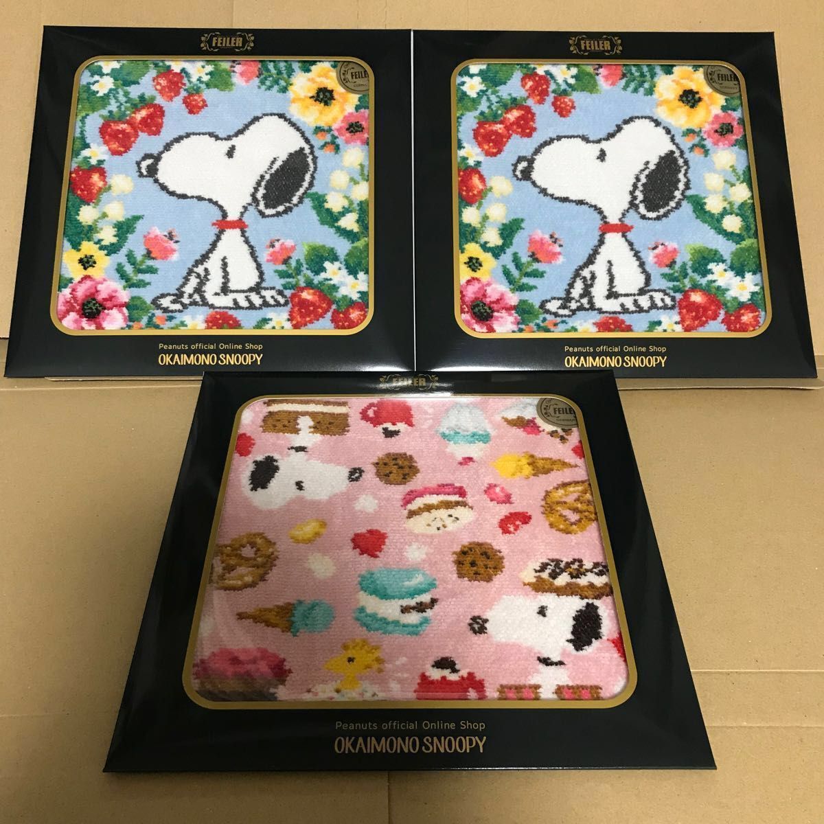 FEILER フェイラー PEANUTS ピーナッツ コラボ タオルハンカチ FEILER フェイラー PEANUTS ピーナッツ コラボ タオルハンカチ