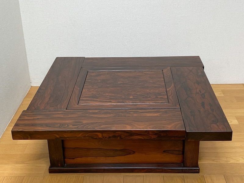 シャム柿 囲炉裏テーブル 75cm 座卓 和家具 ローテーブル www