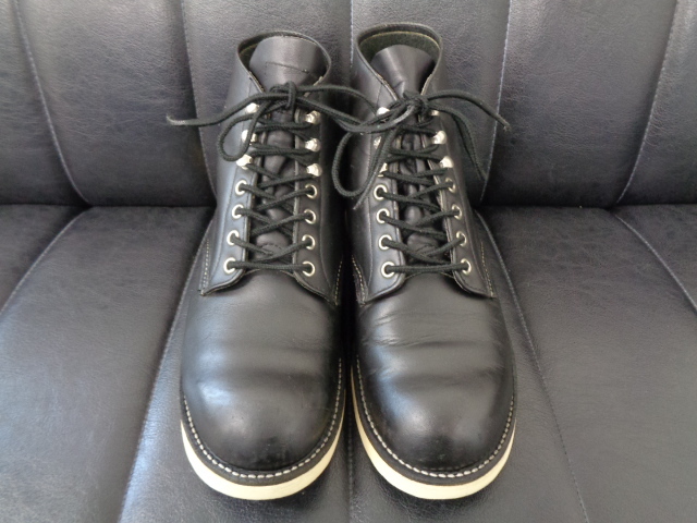 日本製】 8165 WING RED 四角犬タグ 26.5センチ プレーントゥ US8.5