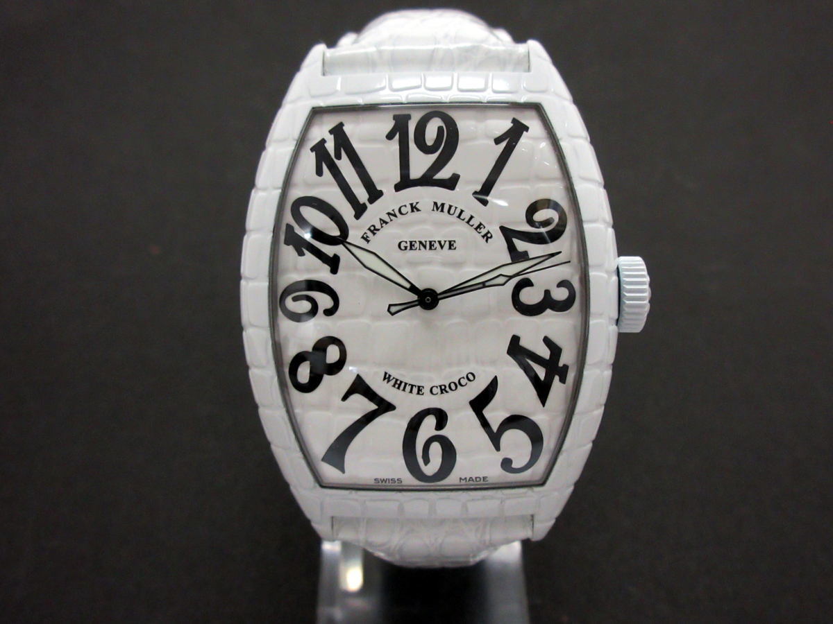 ☆フランク・ミュラー ホワイトクロコ 8880SC WHT CRO メンズ 自動巻き