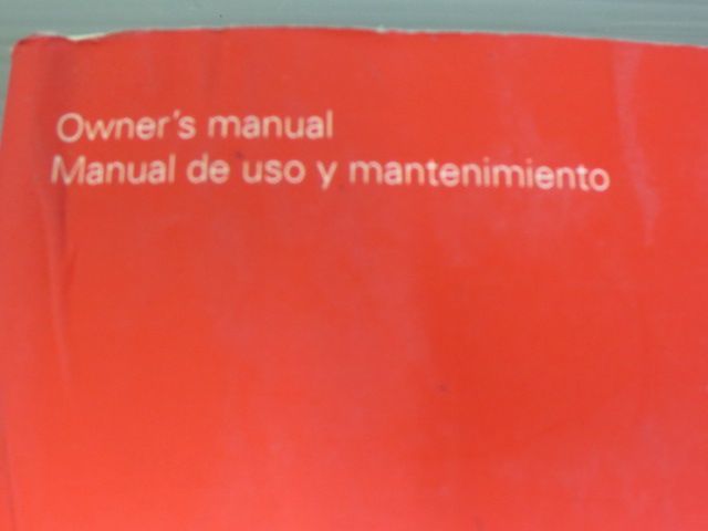 1199 PANIGALE ABS パニガーレ 英語 スペイン語 DUCATI ドゥカティ オーナーズマニュアル 取扱説明書 使用説明書 送料無料_画像2